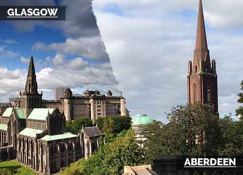 Glasgow to Aberdeen Train